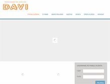 Tablet Screenshot of davi.com.pl